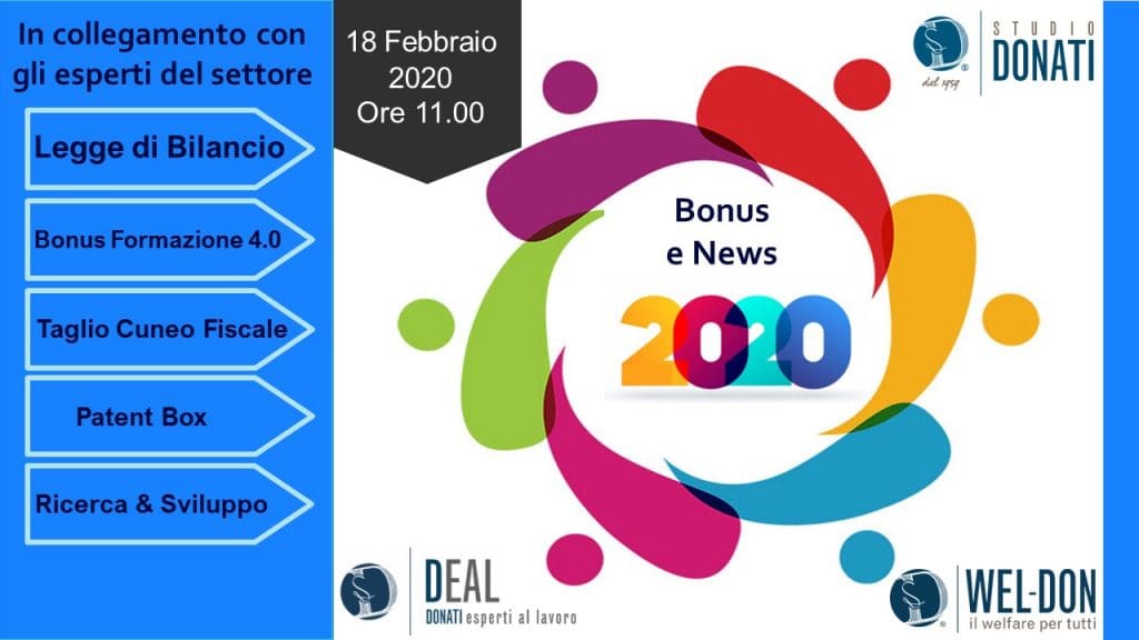 Bonus e News 2020