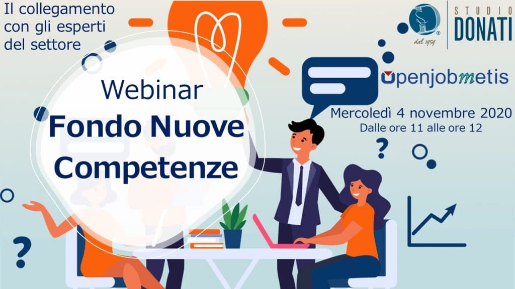 Webinar Fondo Nuove Competenze
