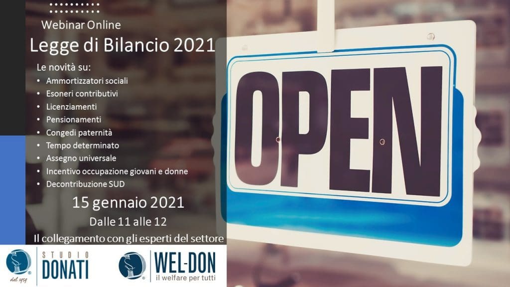 Legge di Bilancio 2021