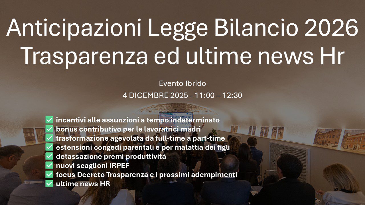 Anticipazioni Legge Bilancio 2026 Trasparenza ed ultime news