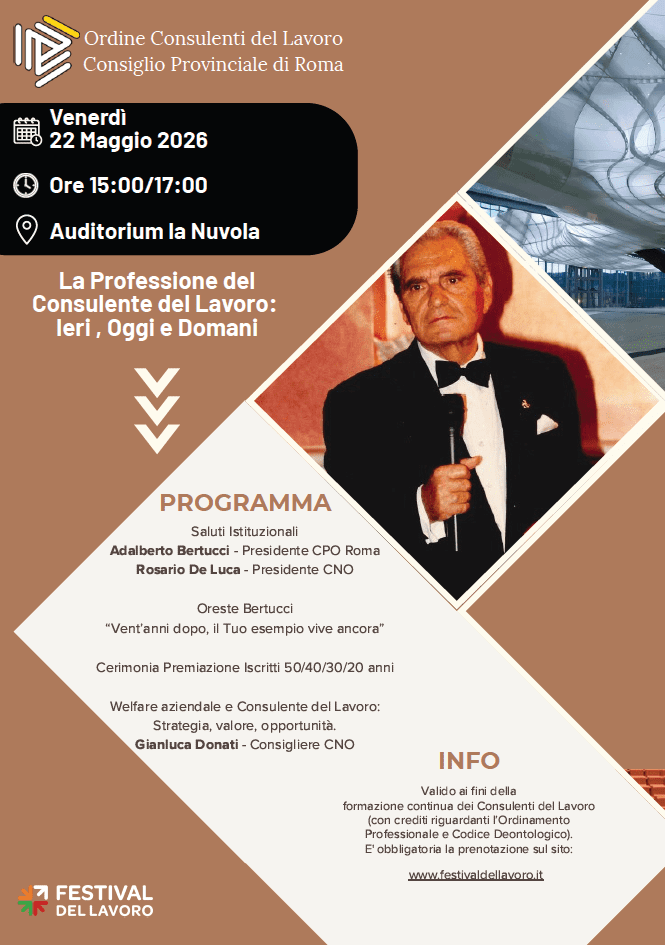 studio donati - festival del lavoro 2026
